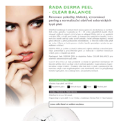 DERMA PEEL - CLEAR BALANCE ošetření